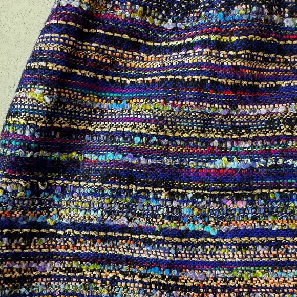 Kate Spade “Skirt the Rules” Tweed Pencil Skirt – Multi-Color Metallic – Size 4 - Picture 2 of 5